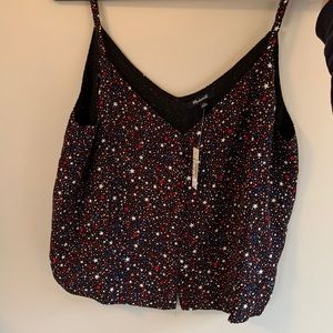 Madewell Button-Down Cami in Starry Night